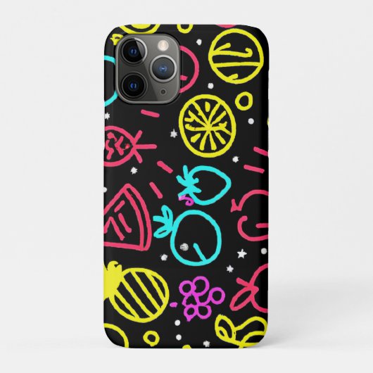 Neon Fruit Extravaganza Case-Mate iPhone Hülle (Rückseite)