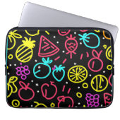 Neon Fruit Extravaganza Laptopschutzhülle (Vorderseite)