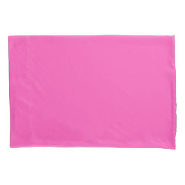 Neon Fuchsia Single Standard Pillowcase Kissenbezug