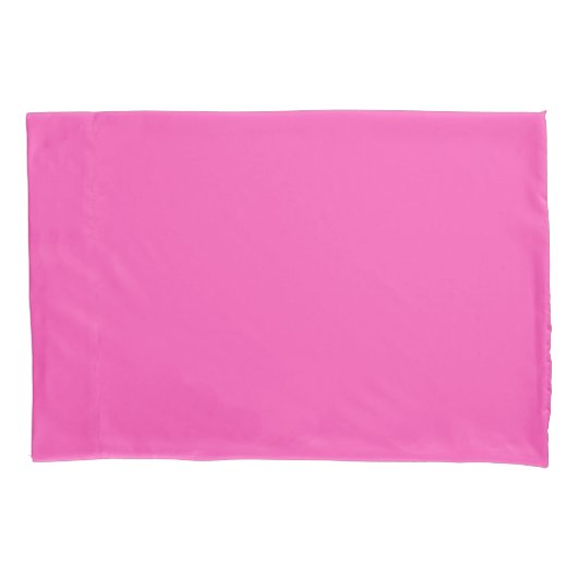 Neon Fuchsia Single Standard Pillowcase Kissenbezug (Vorderseite)