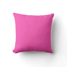 Neon Fuchsia Square Throw Kissen