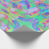 Neon-Fun-Geschenkpackung Geschenkpapier (Ecke)
