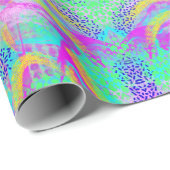 Neon-Fun-Geschenkpackung Geschenkpapier (Rolleneckpunkt)