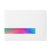 Neon Fun Rundum-Adressaufkleber (Vorderseite)