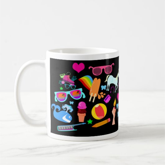Neon Fun Stuff Kaffeetasse (Links)