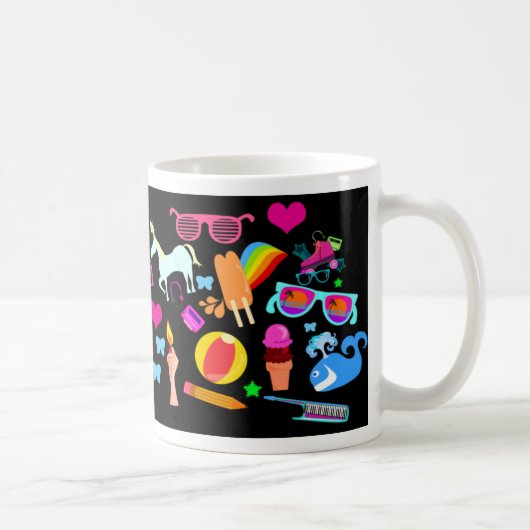 Neon Fun Stuff Kaffeetasse (Rechts)
