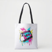 Neon Funk Thumbs Up Tasche (Vorderseite)