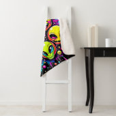 Neon Funky Emoji Mix Sherpadecke (Beispiel)