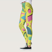 Neon Funky Memphis Pattern Leggings (Links)