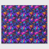 Neon Fusion Geschenkpapier (Flach)