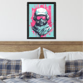Neon Future Hero Leinwanddruck (Insitu (Schlafzimmer))