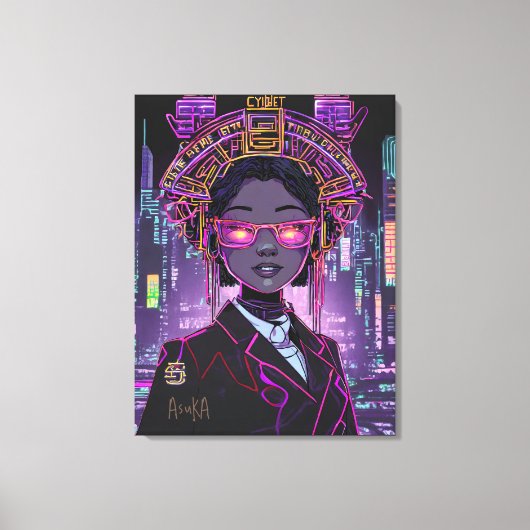 Neon Future ID1028 Leinwanddruck (Vorderseite)