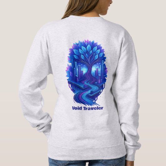 Neon Future World Sweatshirt (Rückseite)