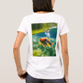 Neon Futuristic Gaming Controller T - Shirt Design (Rückseite)