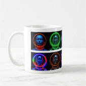 Neon Futuristic Robot Kaffeetasse (Links)