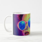 Neon Galaxy Glamour Kaffeetasse (Links)