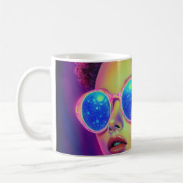 Neon Galaxy Glamour Kaffeetasse