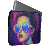 Neon Galaxy Glamour Laptopschutzhülle (Vorne Rechts)