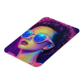 Neon Galaxy Glamour Magnet (Linke Seite)