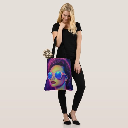 Neon Galaxy Glamour Tasche (Am Model)
