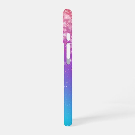 Neon Galaxy Gradient iPhone 16 Hülle (Linke Seite)