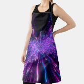 Neon Galaxy Kosmischer Abstrakter Hintergrund Schürze (InSitu)