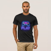 Neon Game Controller T-Shirt (Vorne ganz)