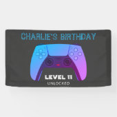 NEON GAMER CONTROLLER-EBENE BANNER (Horizontal)