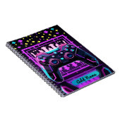 Neon Gamer Controller-Notebook - bedienerfähiger N Notizblock (Rechte Seite)