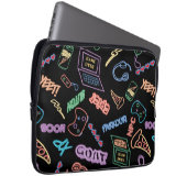 Neon Gamer Laptopschutzhülle (Vorne Rechts)