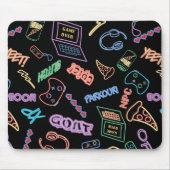 Neon Gamer Mousepad (Vorne)