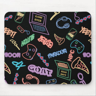 Neon Gamer Mousepad