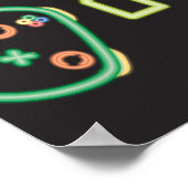 Neon Gamer Poster (Ecke)