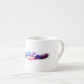 Neon Gamer Wrap Coffee Mug 🎮 | LEVEL UP Coffee Fi Espressotasse (Vorderseite Rechts)