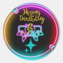 Neon Gaming Birthday Party