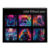 Neon Gaming im neuen Jahr Kalender (Titelbild)