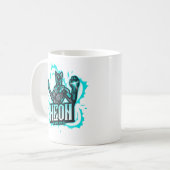 Neon Gaming Kaffeetasse (Vorderseite Links)