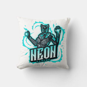 Neon Gaming Kissen