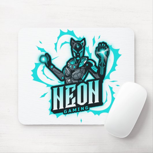 Neon Gaming Mousepad (Mit Mouse)