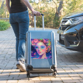 Neon Garden Goddess Aufkleber (Koffer Insitu)