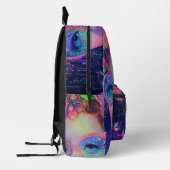 Neon Garden Goddess Bedruckter Rucksack (Links)