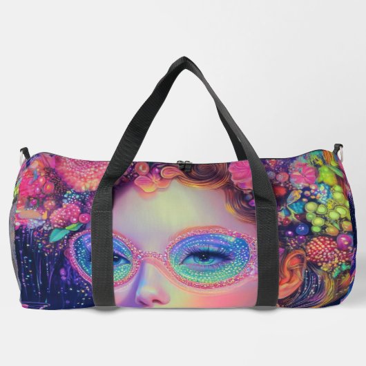 Neon Garden Goddess Duffle Bag (Rückseite)