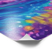 Neon Garden Goddess Fotodruck (Ecke)