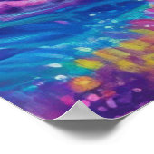 Neon Garden Goddess Poster (Ecke)