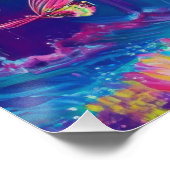 Neon Garden Goddess Poster (Ecke)