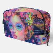 Neon Garden Goddess Waschbeutel (Rechte Ecke)