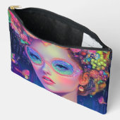 Neon Garden Goddess Zubehörtasche (Offen)