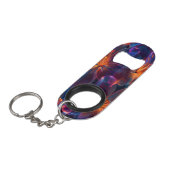 Neon Garden of Illumination Mini Flaschenöffner (Vorderseite Schrägansicht)