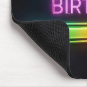 Neon-Geburtstags-Computer-Ladebalken Mousepad (Ecke)