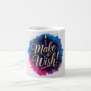 Neon-Geburtstagsdesign Kaffeetasse